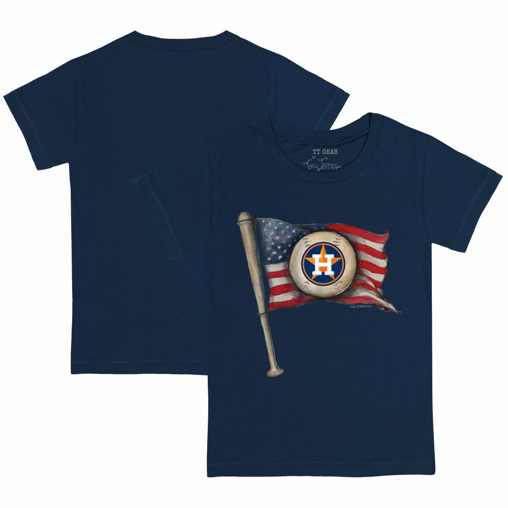 Houston Astros Tiny Turnip Youth Baseball Flag T-Shirt - Navy - MLB Online