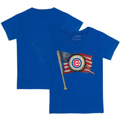 Chicago Cubs Tiny Turnip Youth Baseball Flag T-Shirt - Royal - MLB Sale