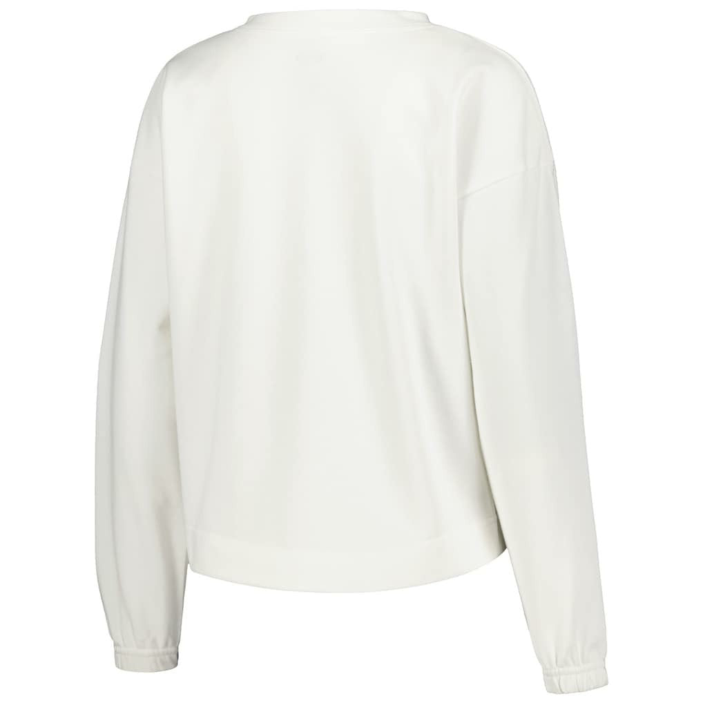 Chicago Bulls Concepts Sport Women's Sunray Notch Neck Long Sleeve Top White