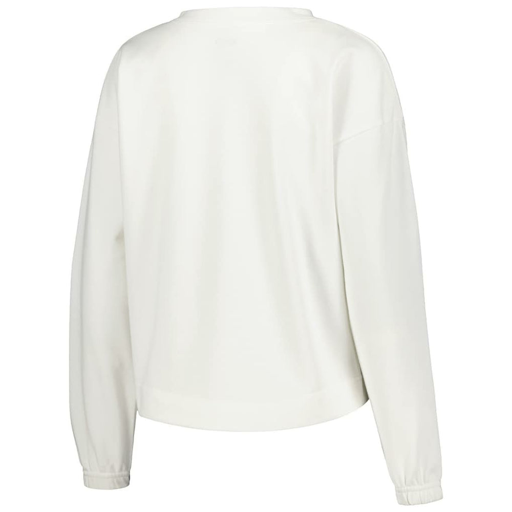 Brooklyn Nets Concepts Sport Women's Sunray Notch Neck Long Sleeve Top White