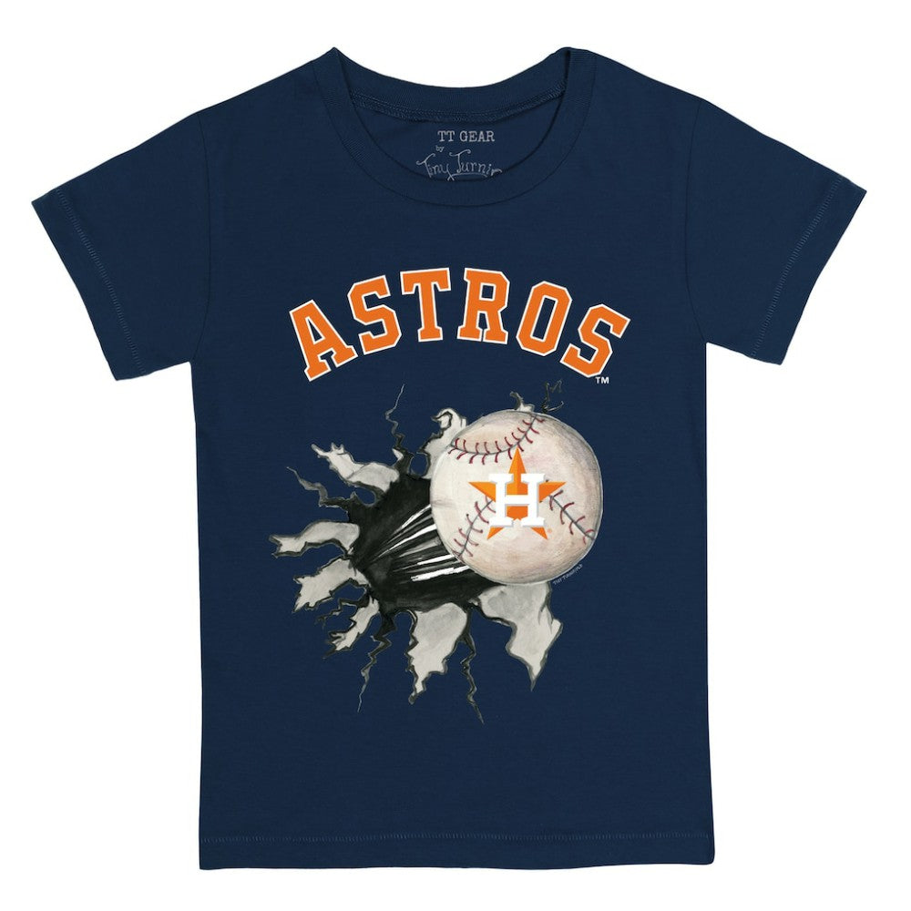 Houston Astros Tiny Turnip Youth Baseball Tear T-Shirt - Navy - MLB Online