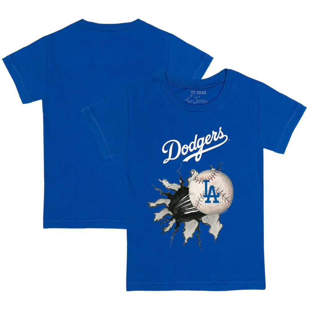 Los Angeles Dodgers Tiny Turnip Youth Baseball Tear T-Shirt - Royal - MLB Sale