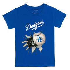 Los Angeles Dodgers Tiny Turnip Youth Baseball Tear T-Shirt - Royal - MLB Sale