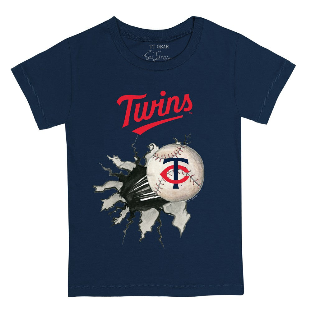 Minnesota Twins Tiny Turnip Youth Baseball Tear T-Shirt - Navy - MLB Online