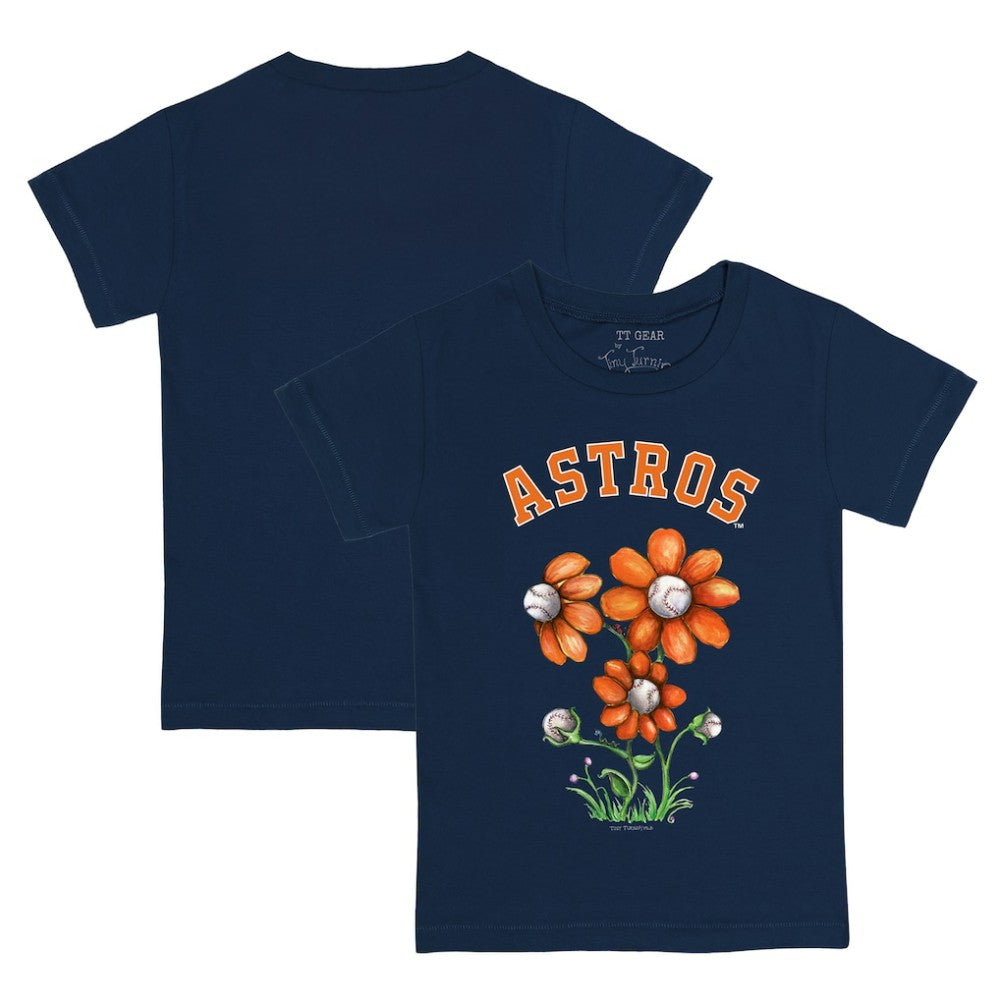 Houston Astros Tiny Turnip Youth Blooming Baseballs T-Shirt - Navy - MLB on Sale