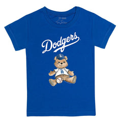 Los Angeles Dodgers Tiny Turnip Youth Teddy Boy T-Shirt - Royal - MLB Online