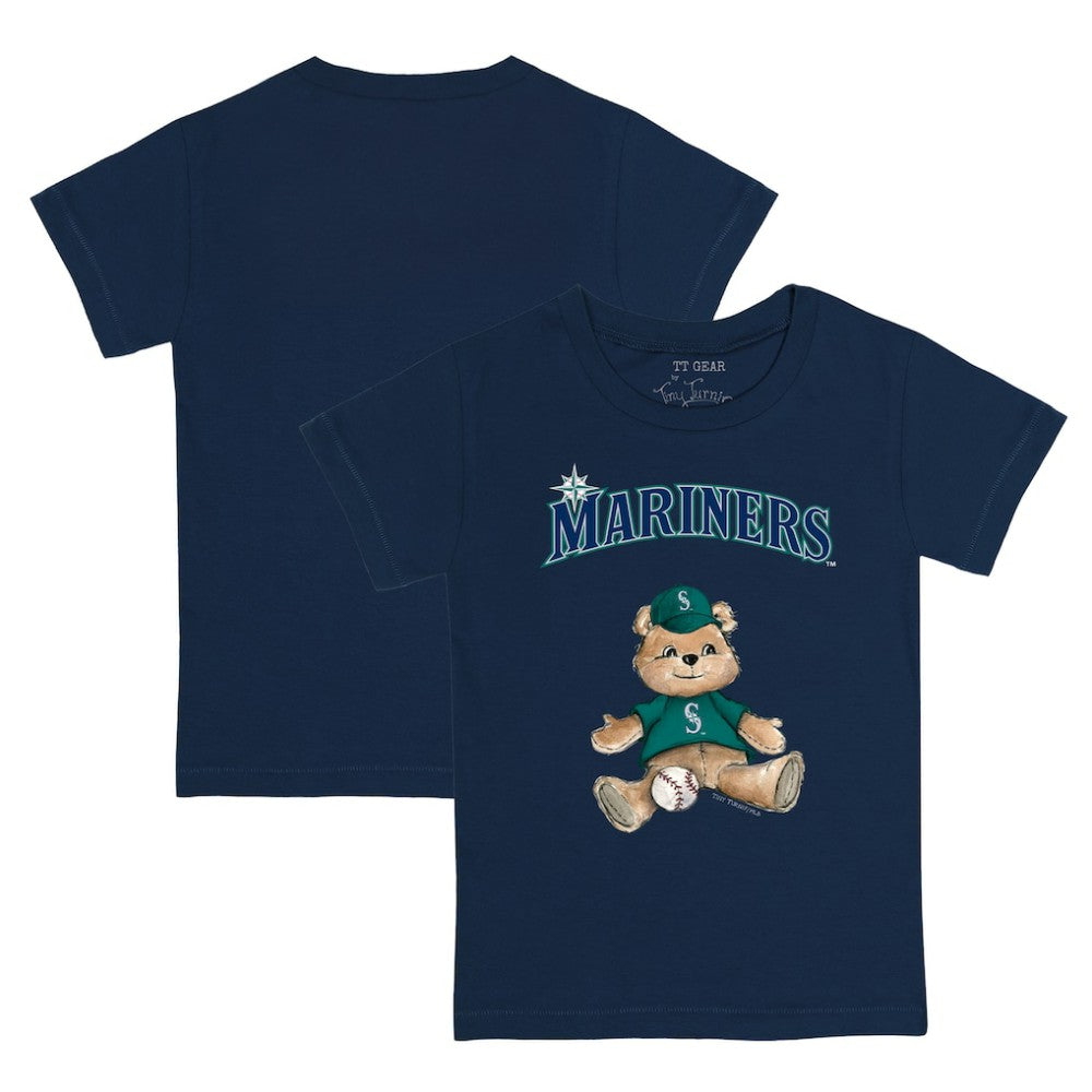 Seattle Mariners Tiny Turnip Youth Teddy Boy T-Shirt - Navy - MLB on Sale