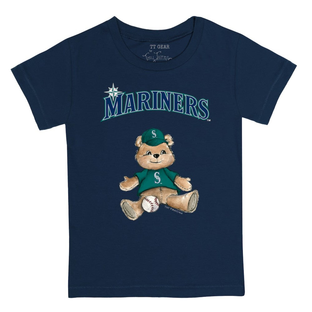 Seattle Mariners Tiny Turnip Youth Teddy Boy T-Shirt - Navy - MLB on Sale