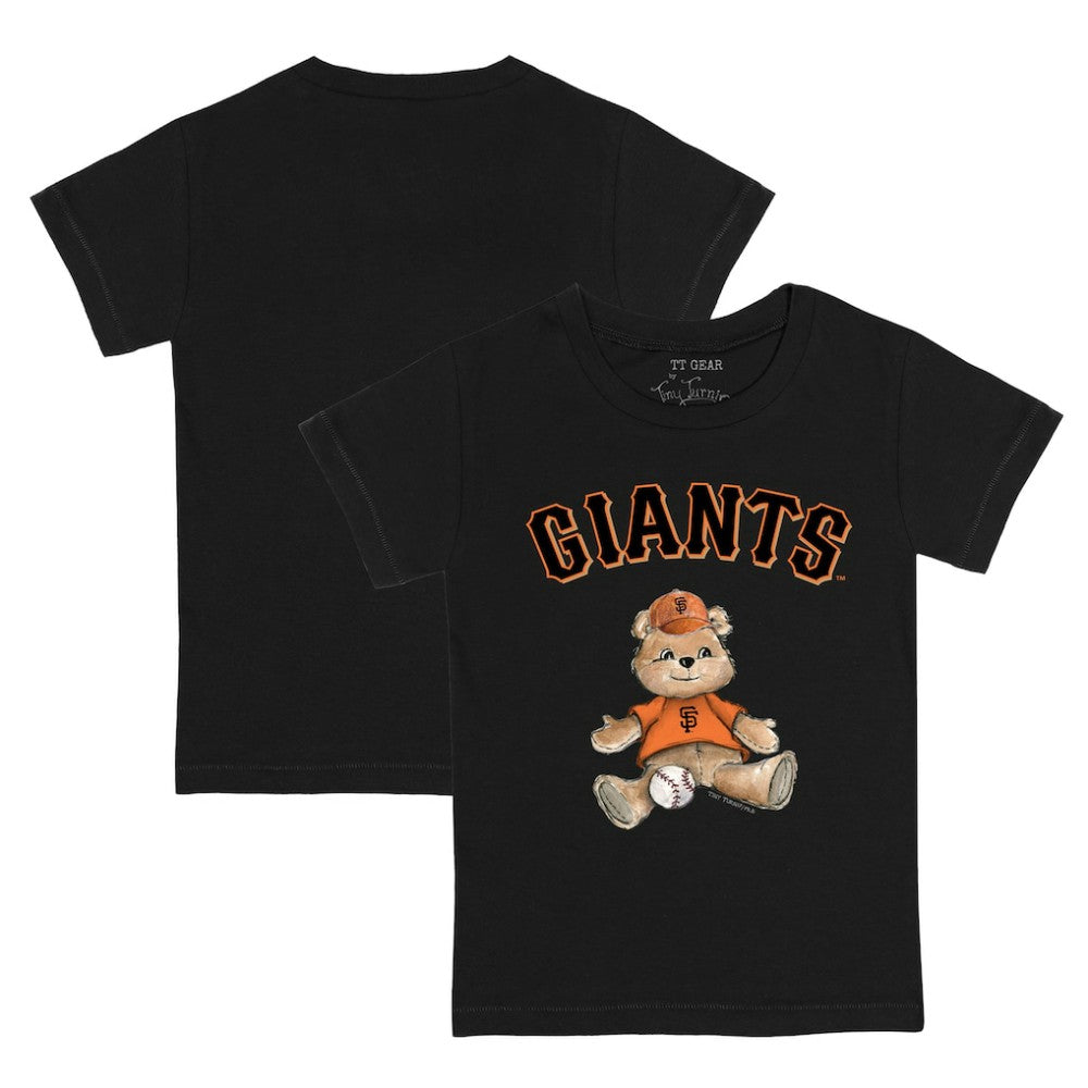 San Francisco Giants Tiny Turnip Youth Teddy Boy T-Shirt - Black - MLB on Sale