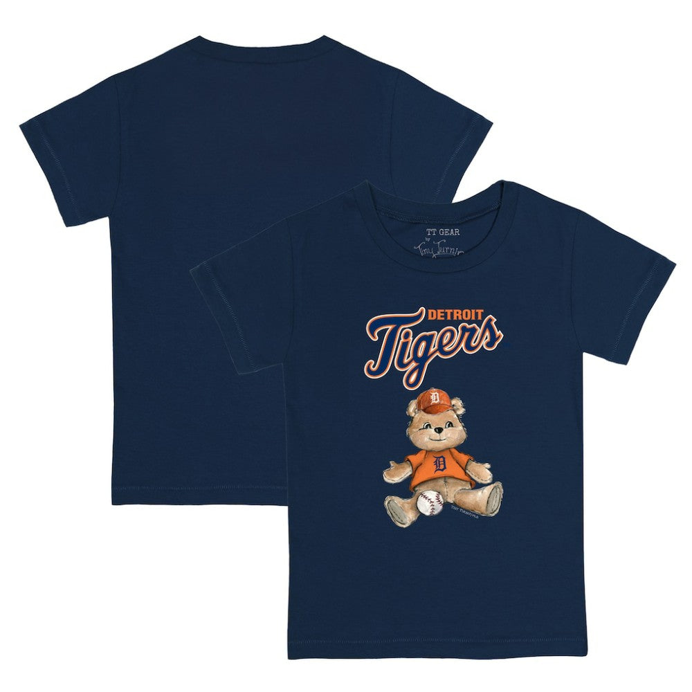 Detroit Tigers Tiny Turnip Youth Teddy Boy T-Shirt - Navy - MLB Lifestyle