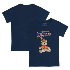 Detroit Tigers Tiny Turnip Youth Teddy Boy T-Shirt - Navy - MLB Lifestyle