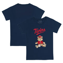 Minnesota Twins Tiny Turnip Youth Teddy Boy T-Shirt - Navy - MLB on Sale