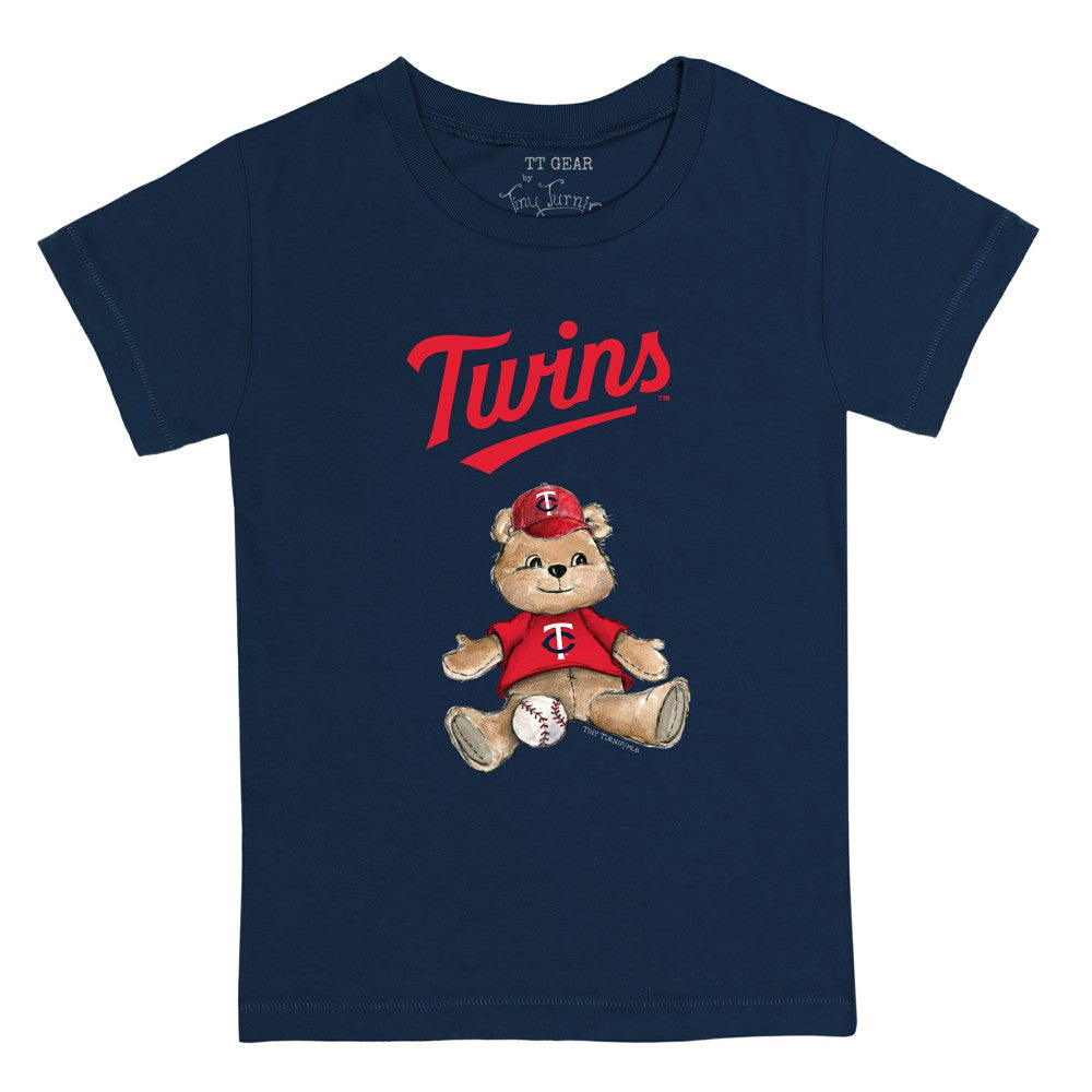 Minnesota Twins Tiny Turnip Youth Teddy Boy T-Shirt - Navy - MLB on Sale