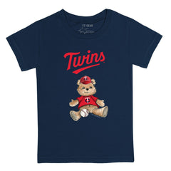 Minnesota Twins Tiny Turnip Youth Teddy Boy T-Shirt - Navy - MLB on Sale