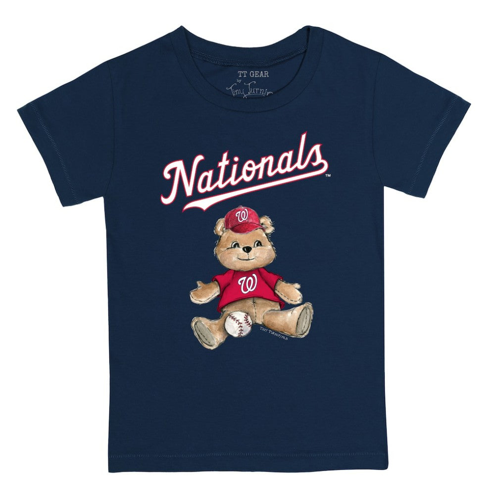 Washington Nationals Tiny Turnip Youth Teddy Boy T-Shirt - Navy - MLB Online