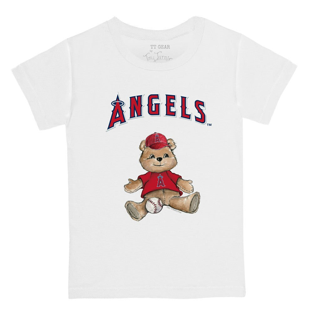 Los Angeles Angels Tiny Turnip Youth Teddy Boy T-Shirt - White - MLB Discount
