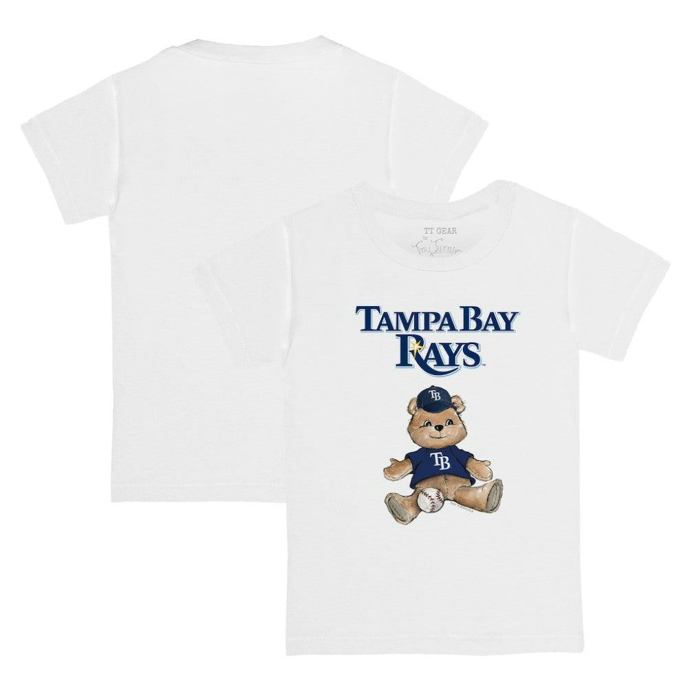 Tampa Bay Rays Tiny Turnip Youth Teddy Boy T-Shirt - White - MLB Online