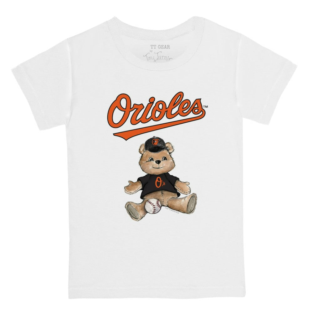 Baltimore Orioles Tiny Turnip Youth Teddy Boy T-Shirt - White - MLB Online