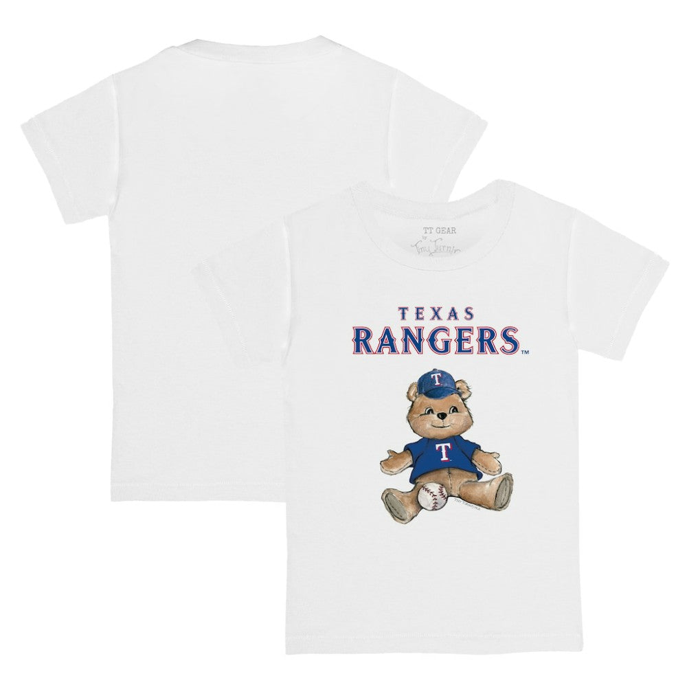 Texas Rangers Tiny Turnip Youth Teddy Boy T-Shirt - White - MLB Discount