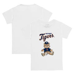 Detroit Tigers Tiny Turnip Youth Teddy Boy T-Shirt - White - MLB on Sale