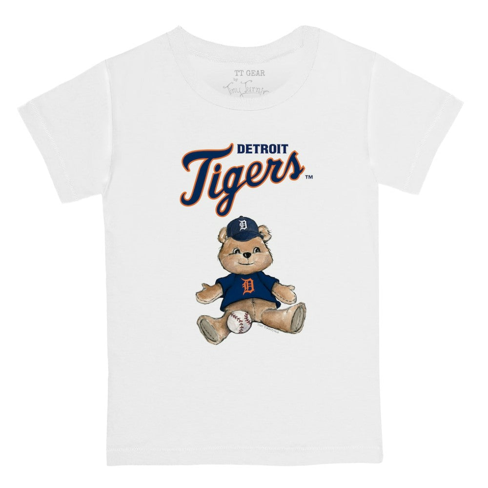Detroit Tigers Tiny Turnip Youth Teddy Boy T-Shirt - White - MLB on Sale