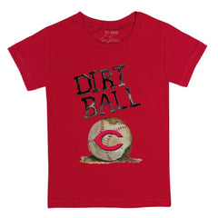 Cincinnati Reds Tiny Turnip Youth Dirt Ball T-Shirt - Red - MLB Discount