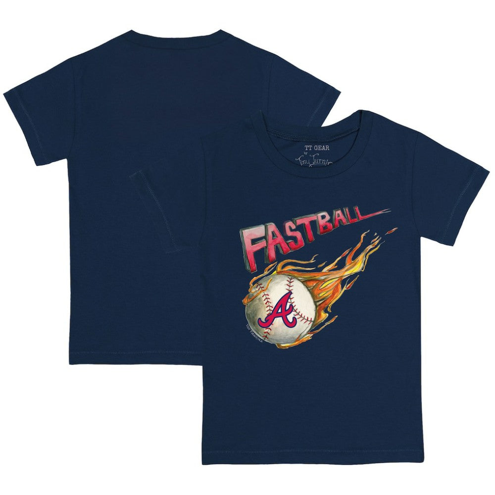 Atlanta Braves Tiny Turnip Youth Fastball T-Shirt - Navy - MLB Lifestyle