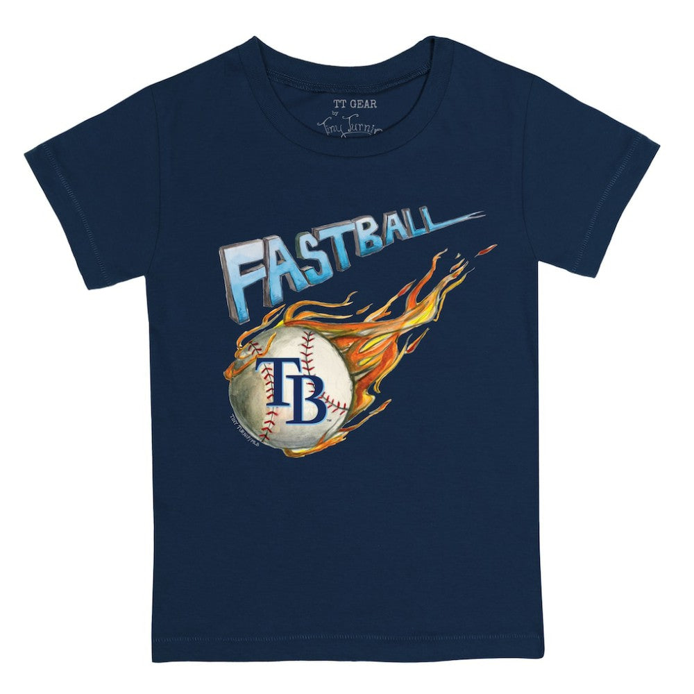 Tampa Bay Rays Tiny Turnip Youth Fastball T-Shirt - Navy - MLB Discount