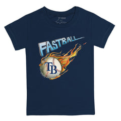 Tampa Bay Rays Tiny Turnip Youth Fastball T-Shirt - Navy - MLB Discount