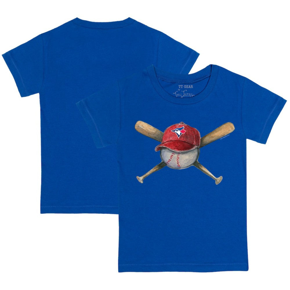 Toronto Blue Jays Tiny Turnip Youth Hat Crossbats T-Shirt - Royal - MLB Lifestyle