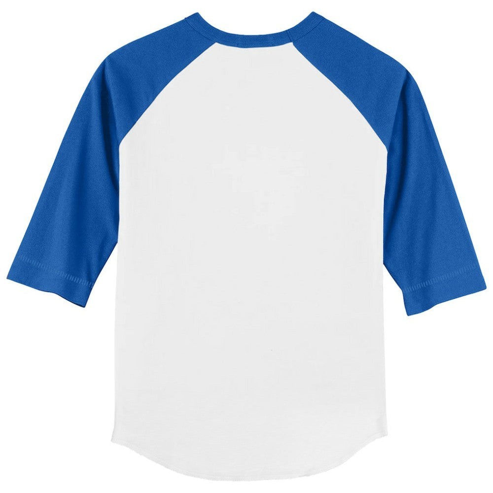 Toronto Blue Jays Tiny Turnip Youth Heart Banner 3/4-Sleeve Raglan T-Shirt - White/Royal - MLB Discount