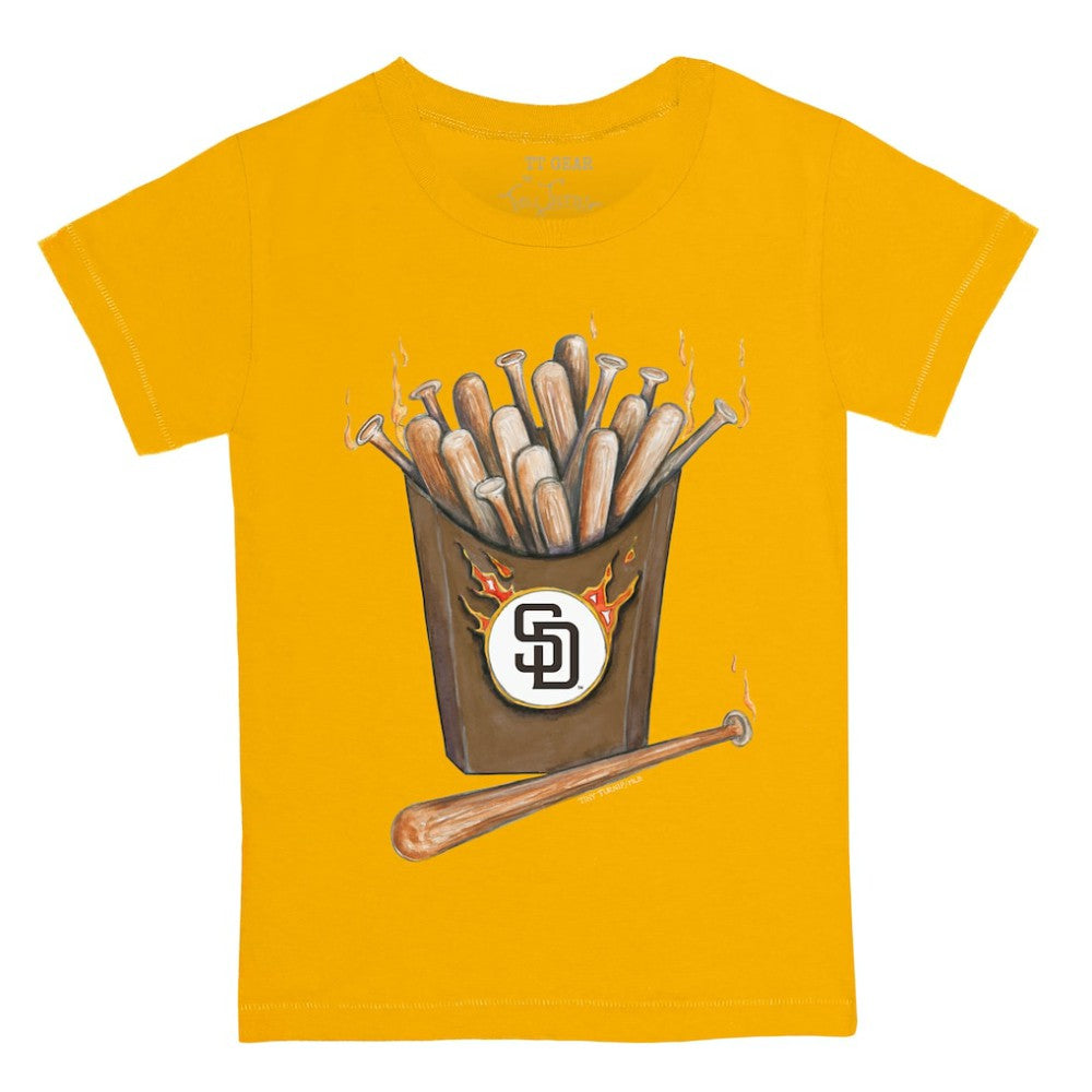 San Diego Padres Tiny Turnip Youth Hot Bats T-Shirt - Gold - MLB Online