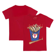 Philadelphia Phillies Tiny Turnip Youth Hot Bats T-Shirt - Red - MLB Discount
