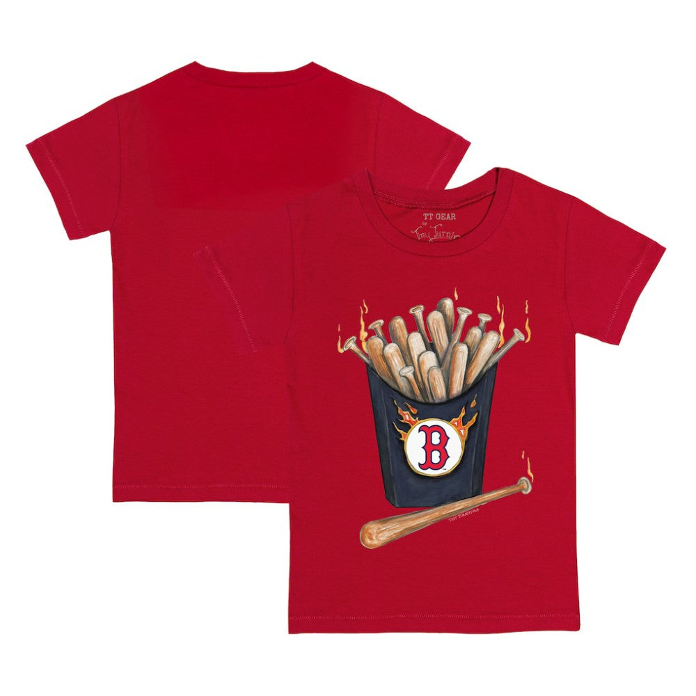 Boston Red Sox Tiny Turnip Youth Hot Bats T-Shirt - Red - MLB on Sale