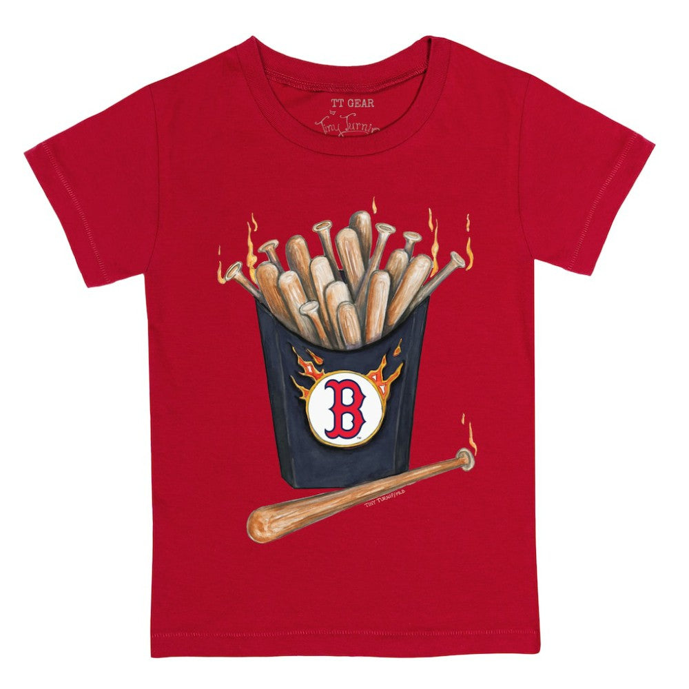 Boston Red Sox Tiny Turnip Youth Hot Bats T-Shirt - Red - MLB on Sale