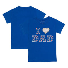 Chicago Cubs Tiny Turnip Youth I Love Dad T-Shirt - Royal - MLB Lifestyle