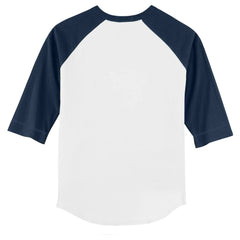 Detroit Tigers Tiny Turnip Youth Jada 3/4-Sleeve Raglan T-Shirt - White/Navy - MLB Sale