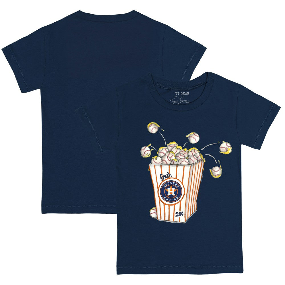 Houston Astros Tiny Turnip Youth Popcorn T-Shirt - Navy - MLB Sale