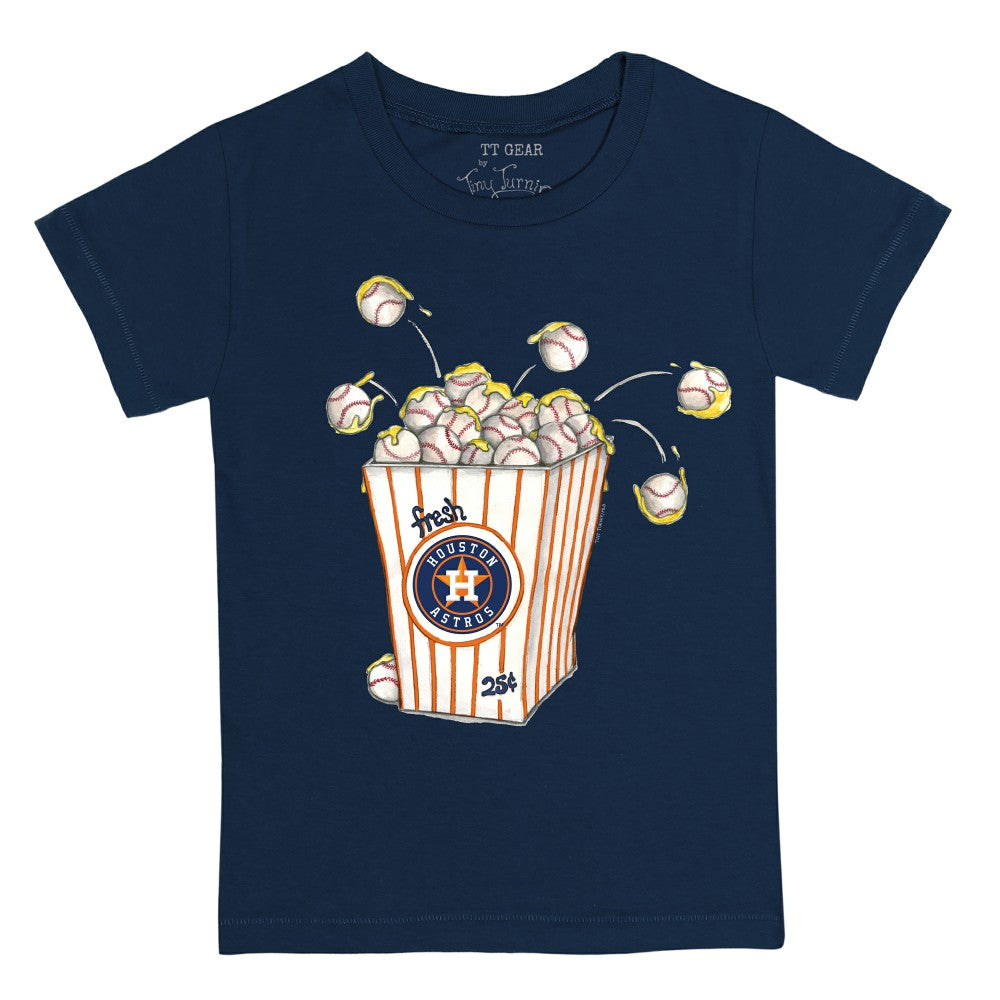 Houston Astros Tiny Turnip Youth Popcorn T-Shirt - Navy - MLB Sale