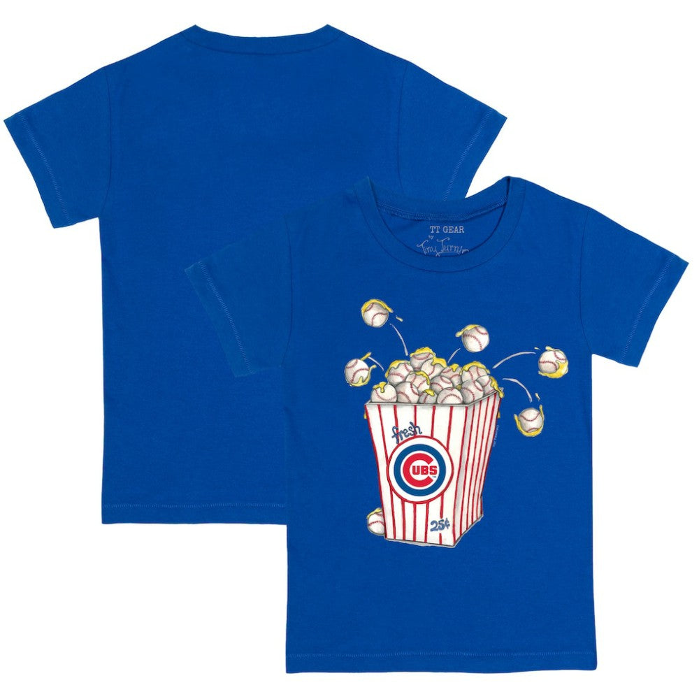Chicago Cubs Tiny Turnip Youth Popcorn T-Shirt - Royal - MLB Sale