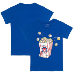 Chicago Cubs Tiny Turnip Youth Popcorn T-Shirt - Royal - MLB Sale