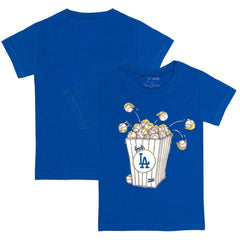 Los Angeles Dodgers Tiny Turnip Youth Popcorn T-Shirt - Royal - MLB Online