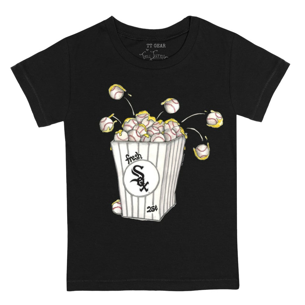 Chicago White Sox Tiny Turnip Youth Popcorn T-Shirt - Black - MLB Online