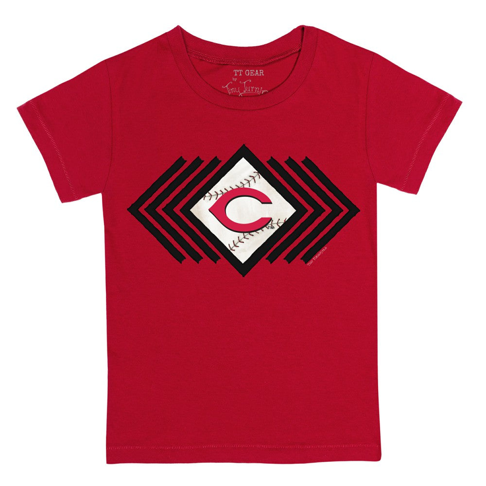Cincinnati Reds Tiny Turnip Youth Prism Arrows T-Shirt - Red - MLB Online
