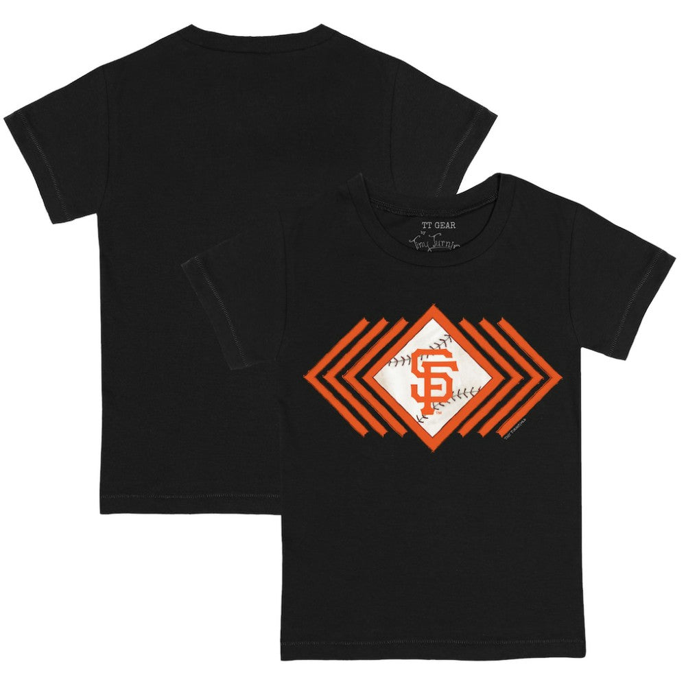 San Francisco Giants Tiny Turnip Youth Prism Arrows T-Shirt - Black - MLB Online