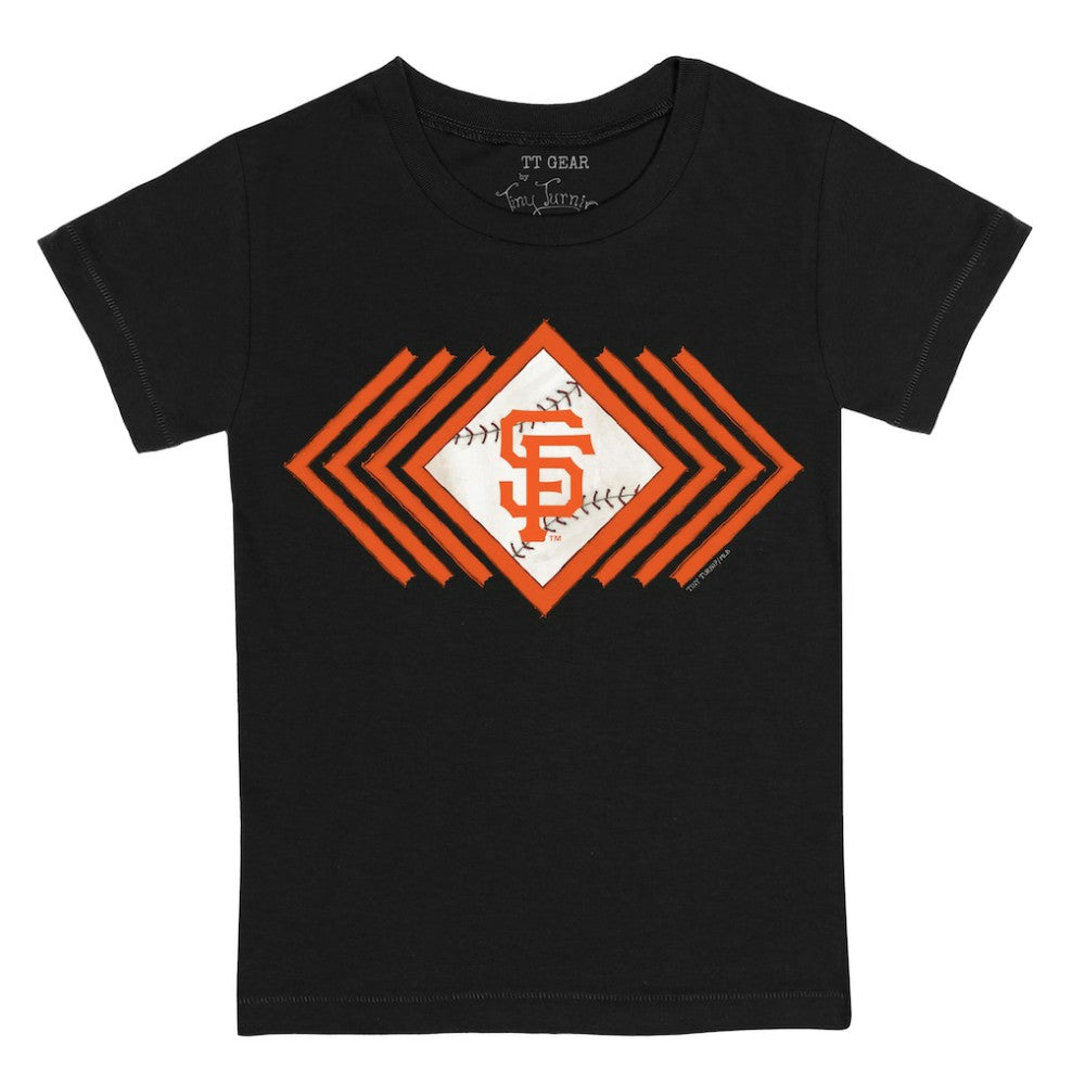 San Francisco Giants Tiny Turnip Youth Prism Arrows T-Shirt - Black - MLB Online