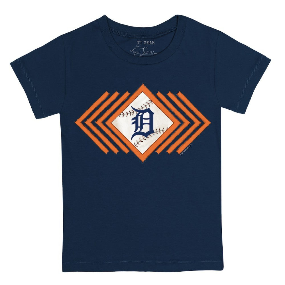 Detroit Tigers Tiny Turnip Youth Prism Arrows T-Shirt - Navy - MLB on Sale