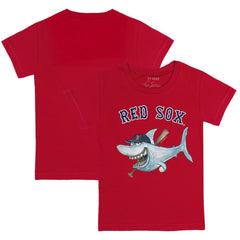 Boston Red Sox Tiny Turnip Youth Shark T-Shirt - Red - MLB Sale
