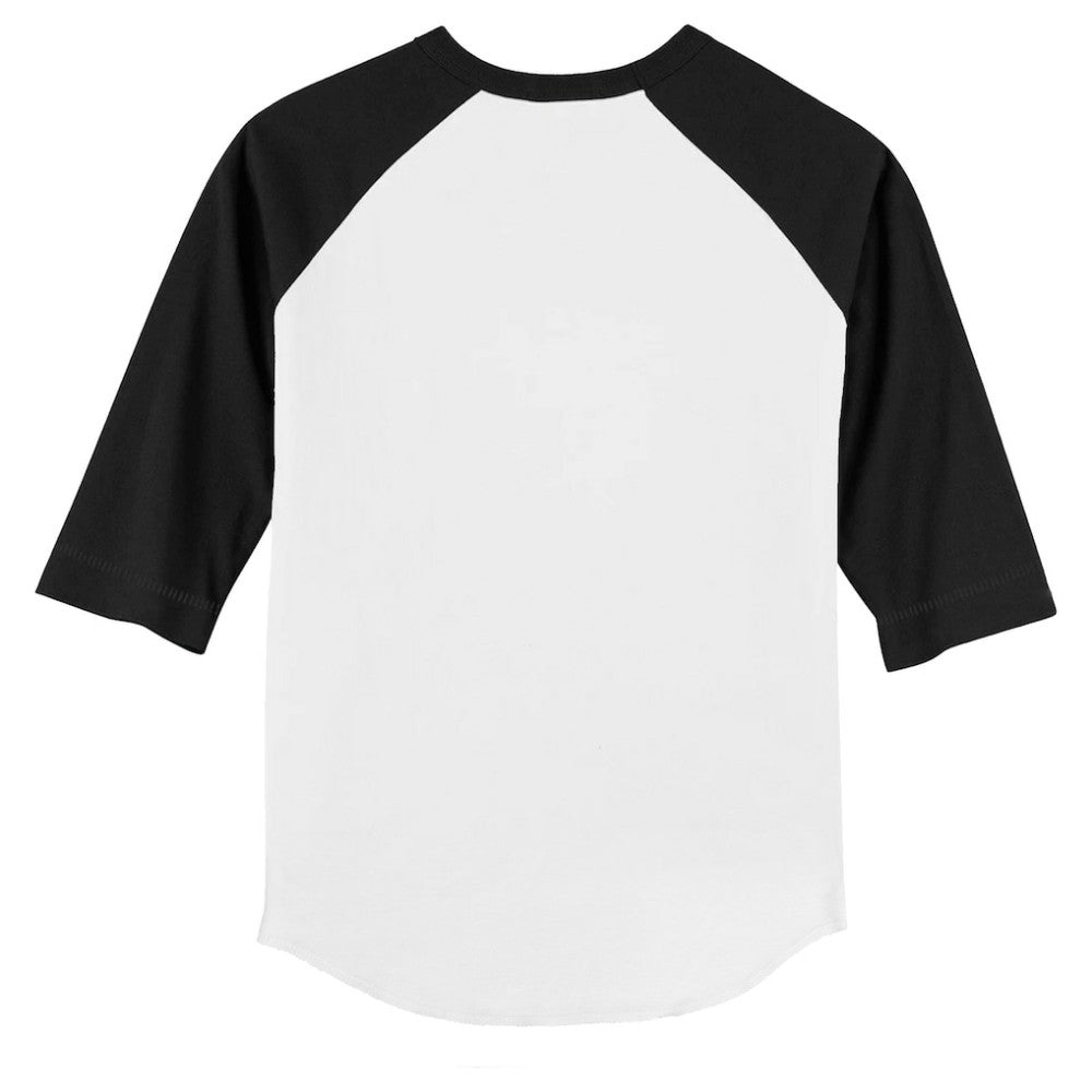 Baltimore Orioles Tiny Turnip Youth Shark 3/4-Sleeve Raglan T-Shirt - White/Black - MLB Sale