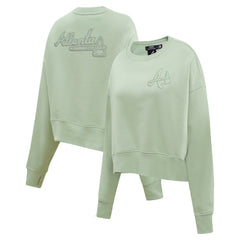 Atlanta Braves Pro Standard Women's Fleece Pullover Sweatshirt - Green - MLB Online